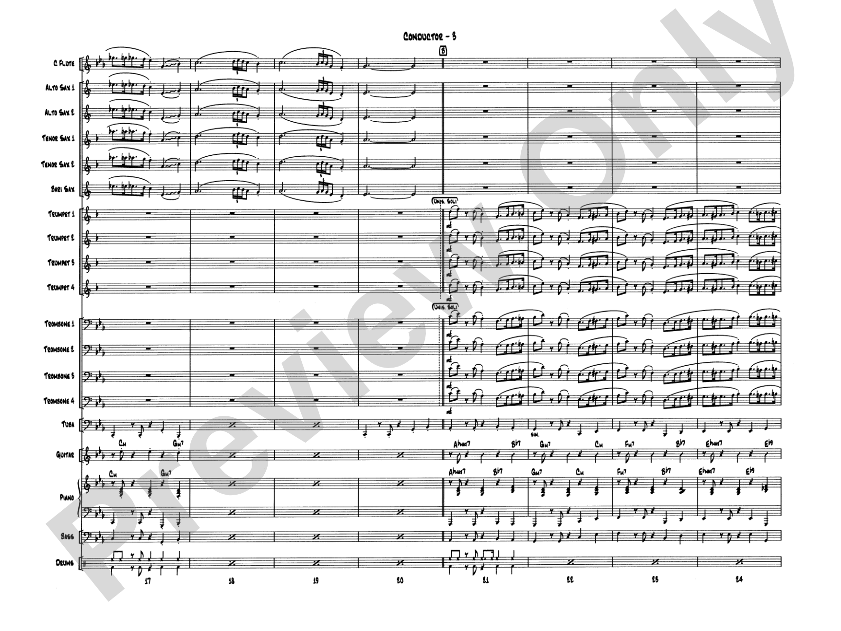 Take Five: Jazz Ensemble Conductor Score & Parts