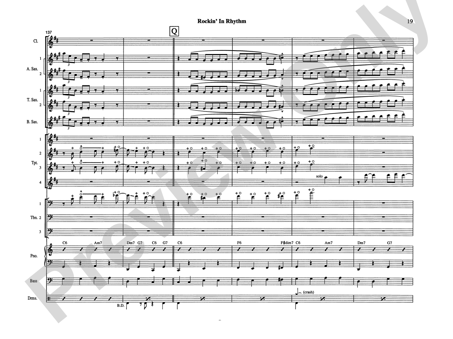 Rockin' in Rhythm: Jazz Ensemble Conductor Score & Parts