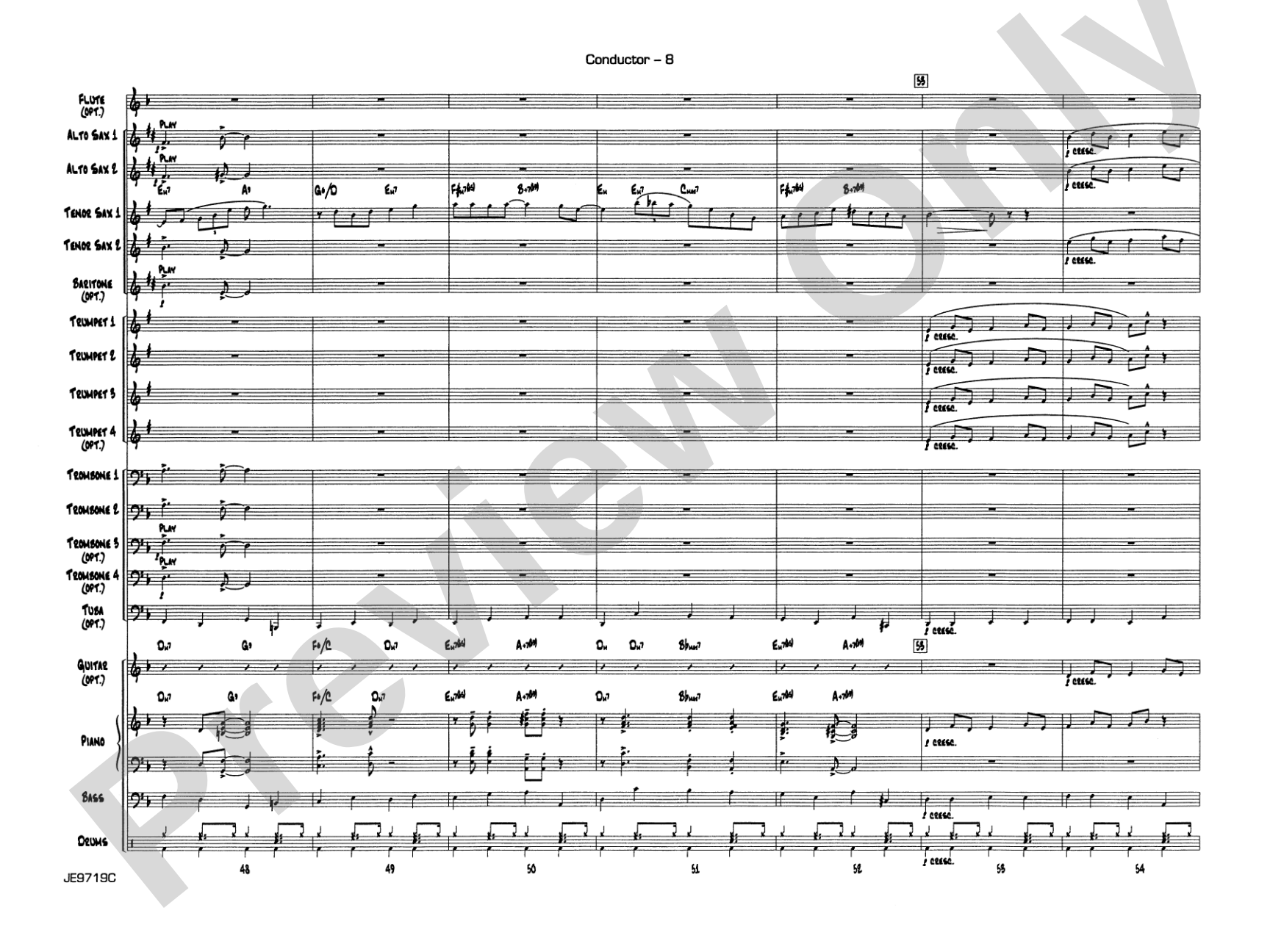 Summertime (from Porgy and Bess®): Jazz Ensemble Conductor Score & Parts