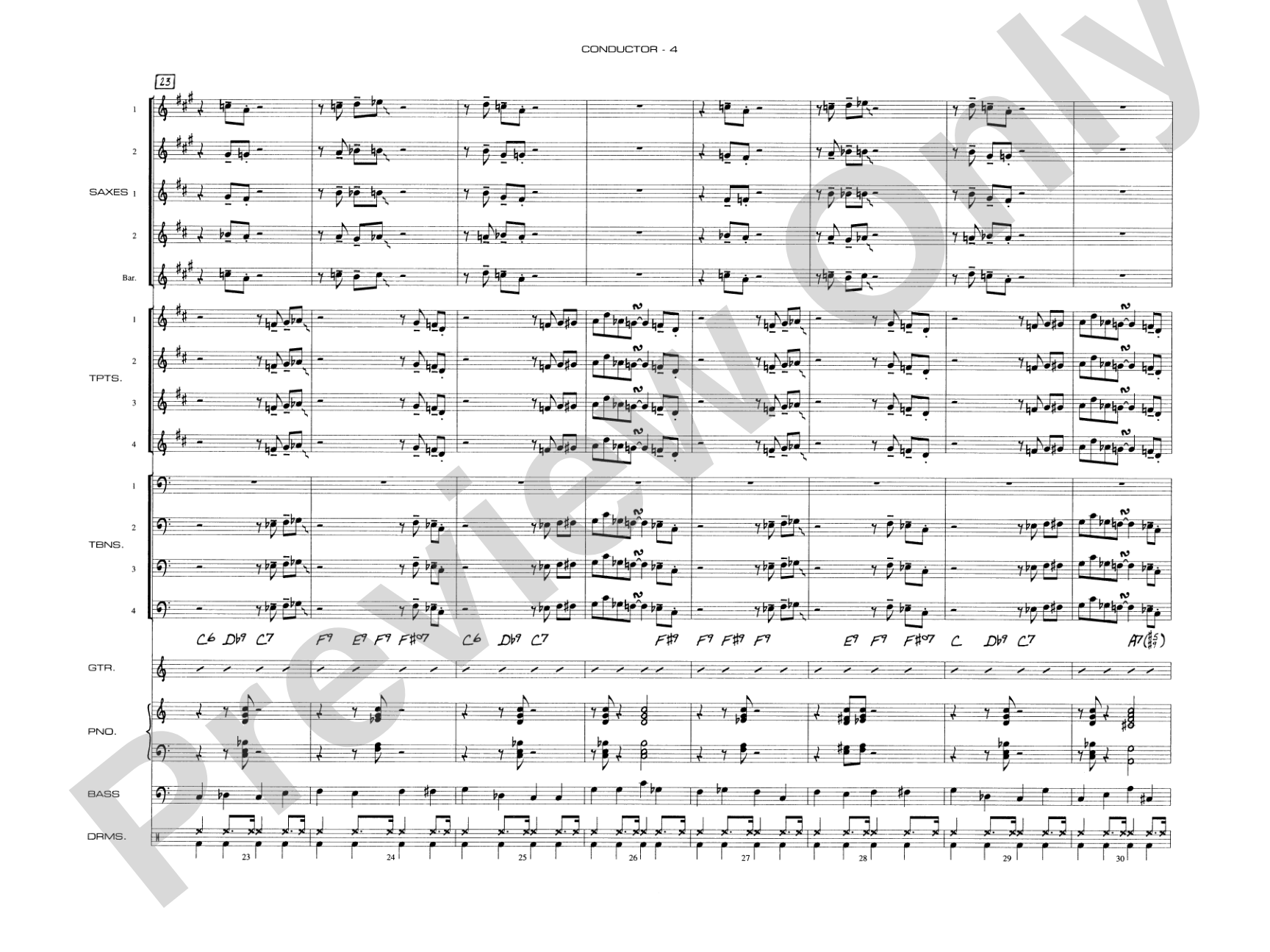 Splanky: Jazz Ensemble Conductor Score & Parts