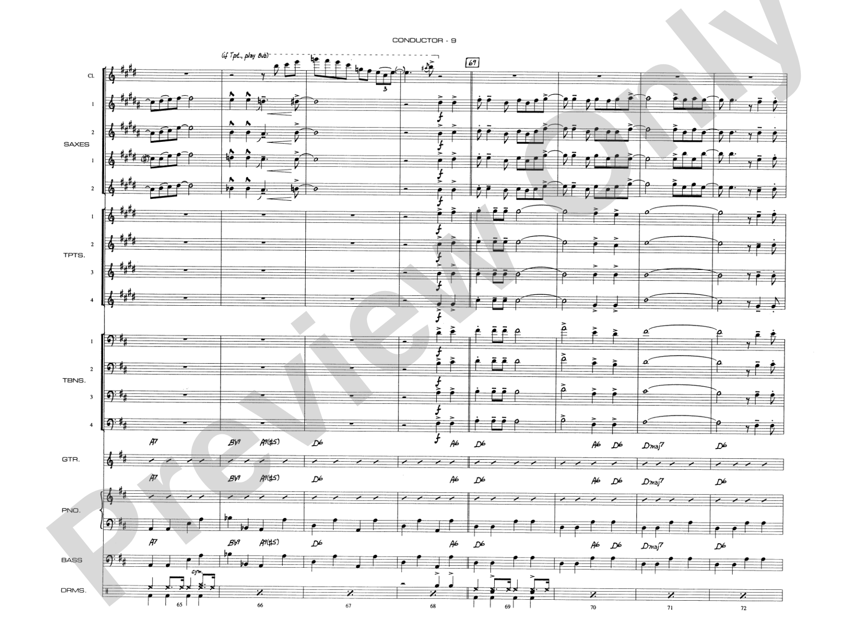 Begin the Beguine: Jazz Ensemble Conductor Score & Parts