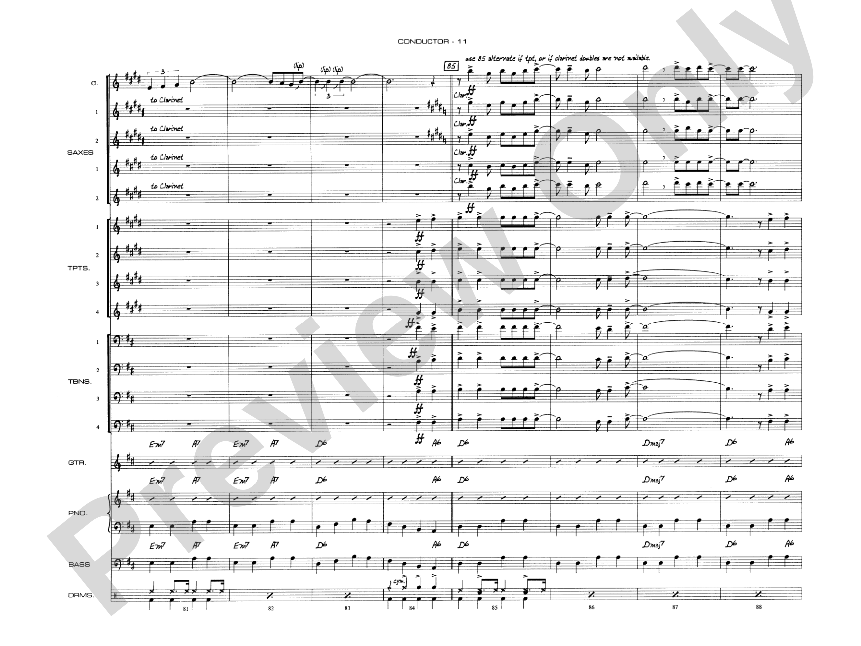 Begin the Beguine: Jazz Ensemble Conductor Score & Parts
