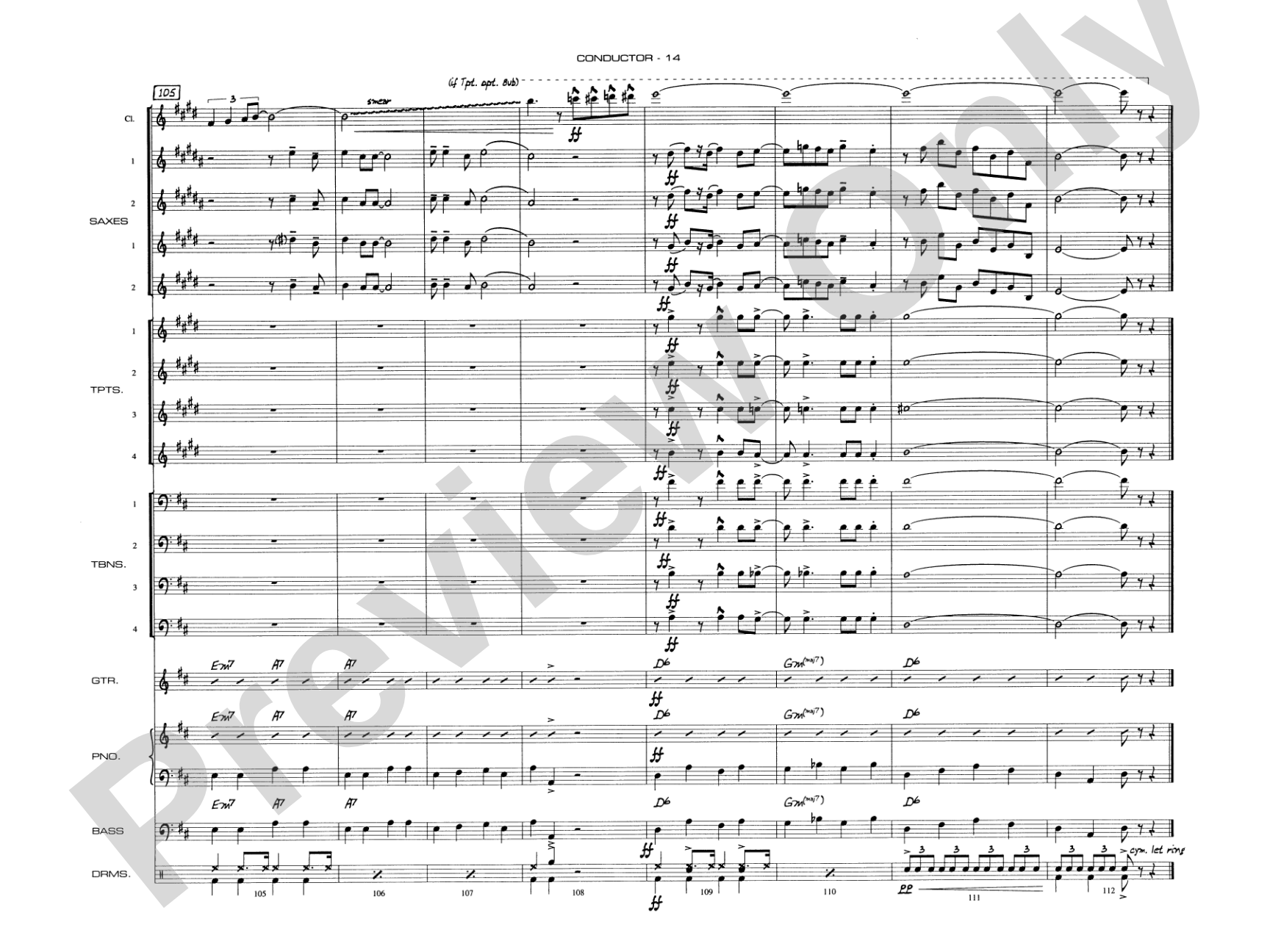 Begin the Beguine: Jazz Ensemble Conductor Score & Parts