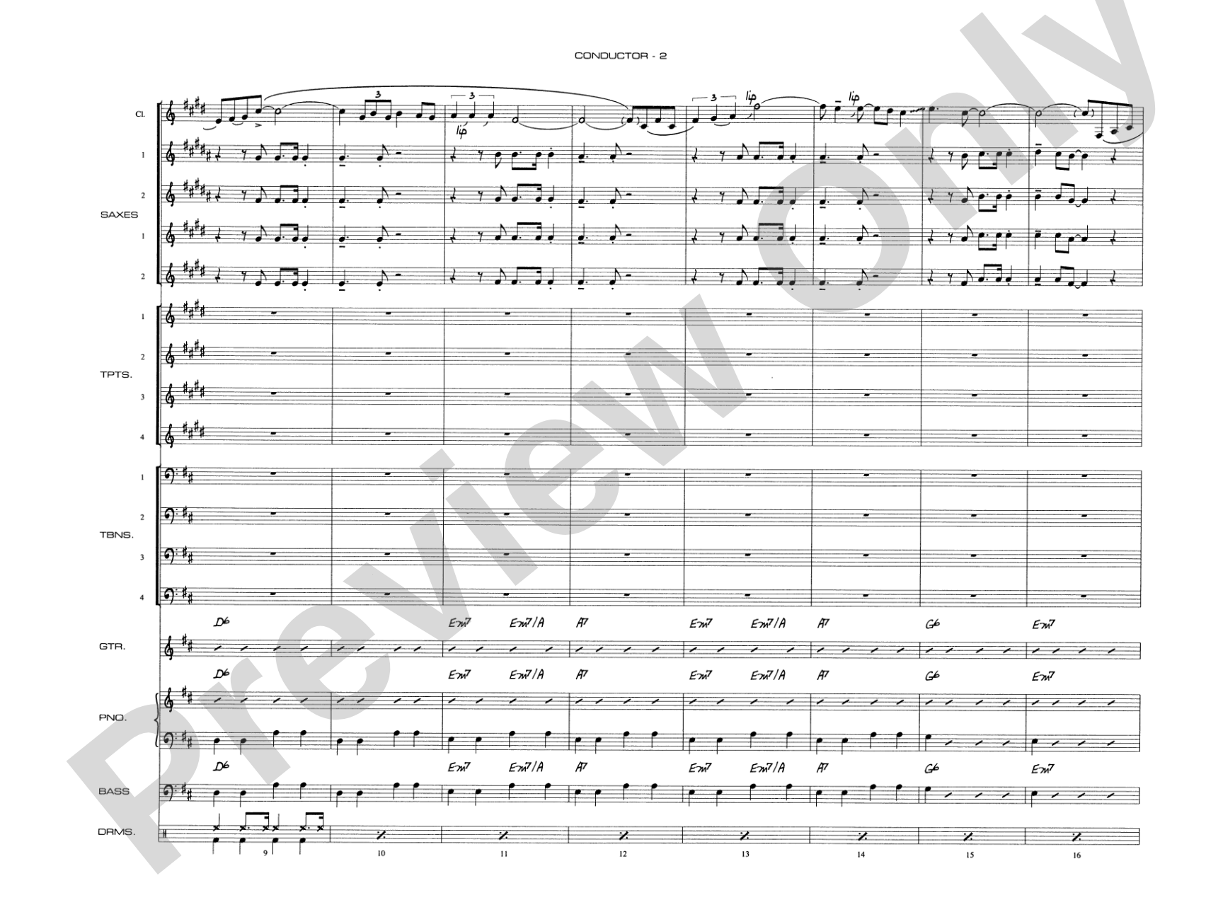 Begin the Beguine: Jazz Ensemble Conductor Score & Parts