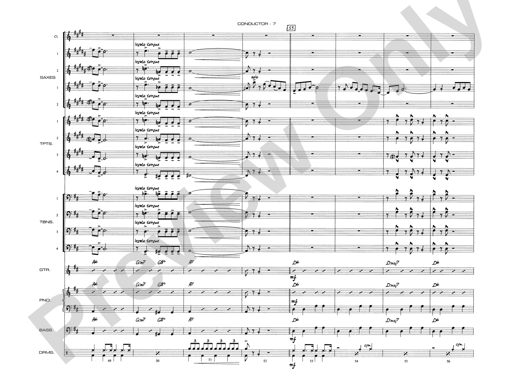 Begin the Beguine: Jazz Ensemble Conductor Score & Parts