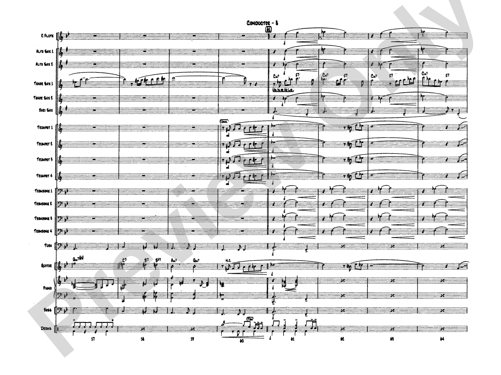 Channel One Suite: Jazz Ensemble Conductor Score & Parts