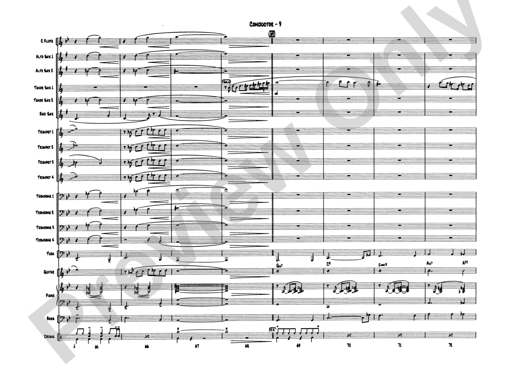 Channel One Suite: Jazz Ensemble Conductor Score & Parts