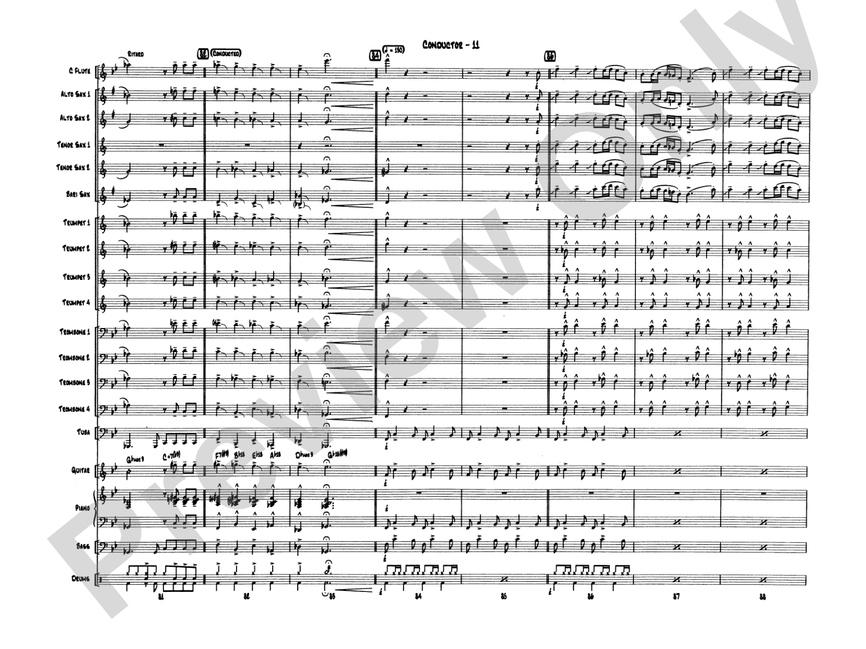 Channel One Suite: Jazz Ensemble Conductor Score & Parts