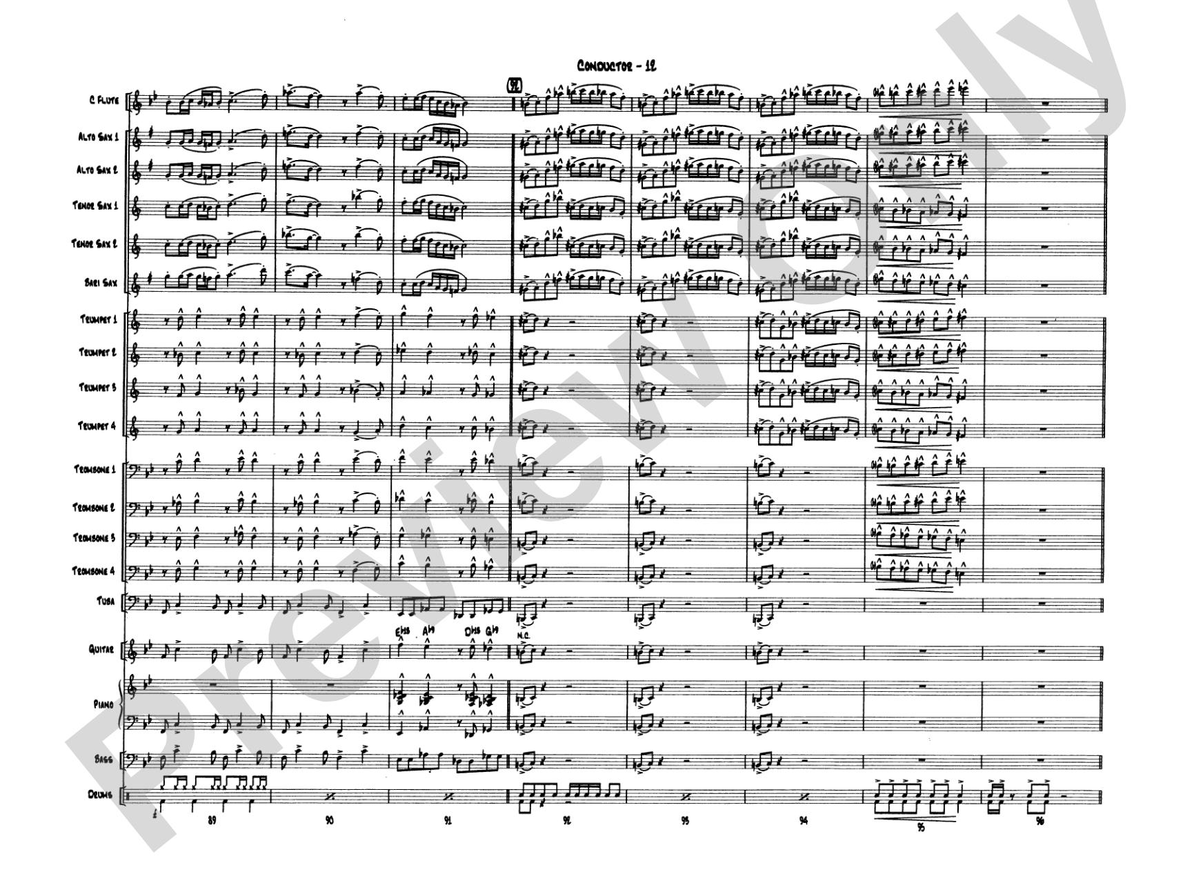Channel One Suite: Jazz Ensemble Conductor Score & Parts
