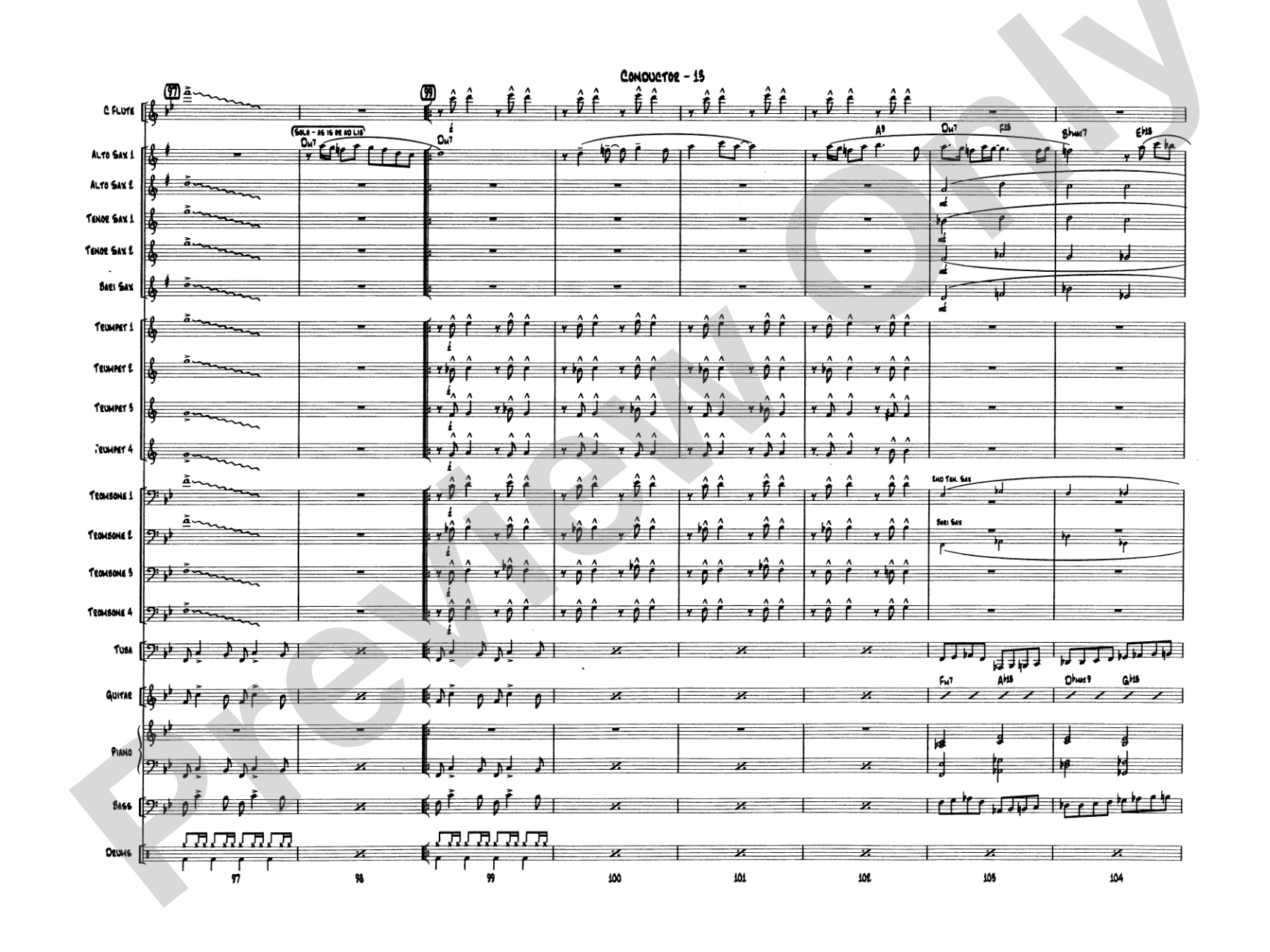 Channel One Suite: Jazz Ensemble Conductor Score & Parts