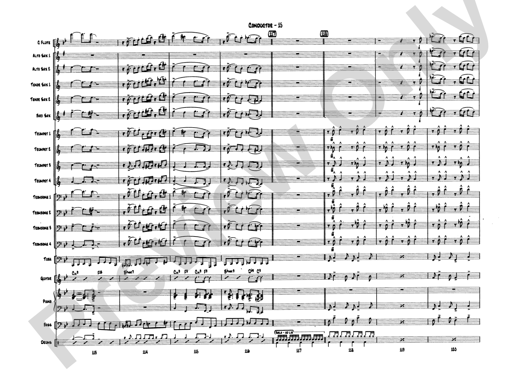 Channel One Suite: Jazz Ensemble Conductor Score & Parts