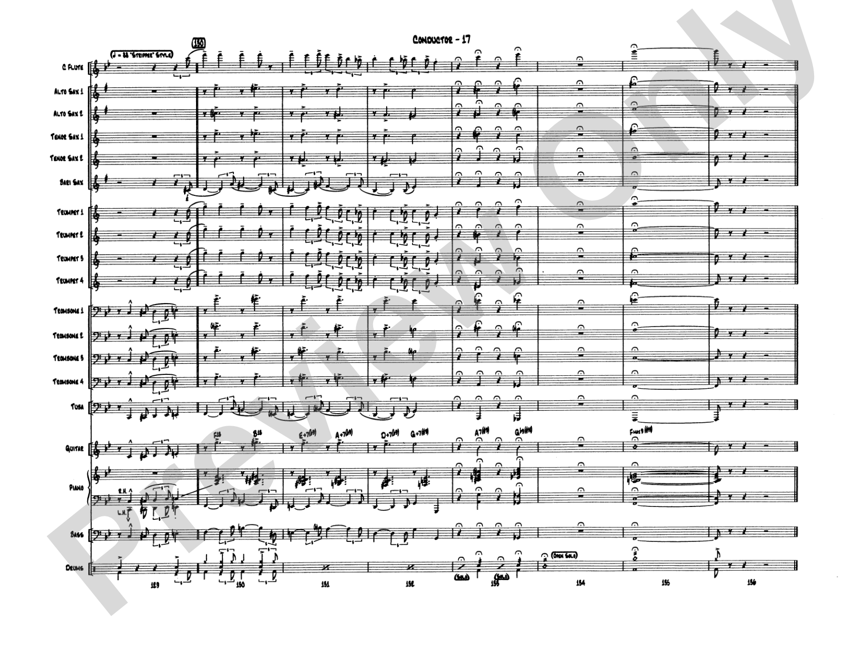 Channel One Suite: Jazz Ensemble Conductor Score & Parts