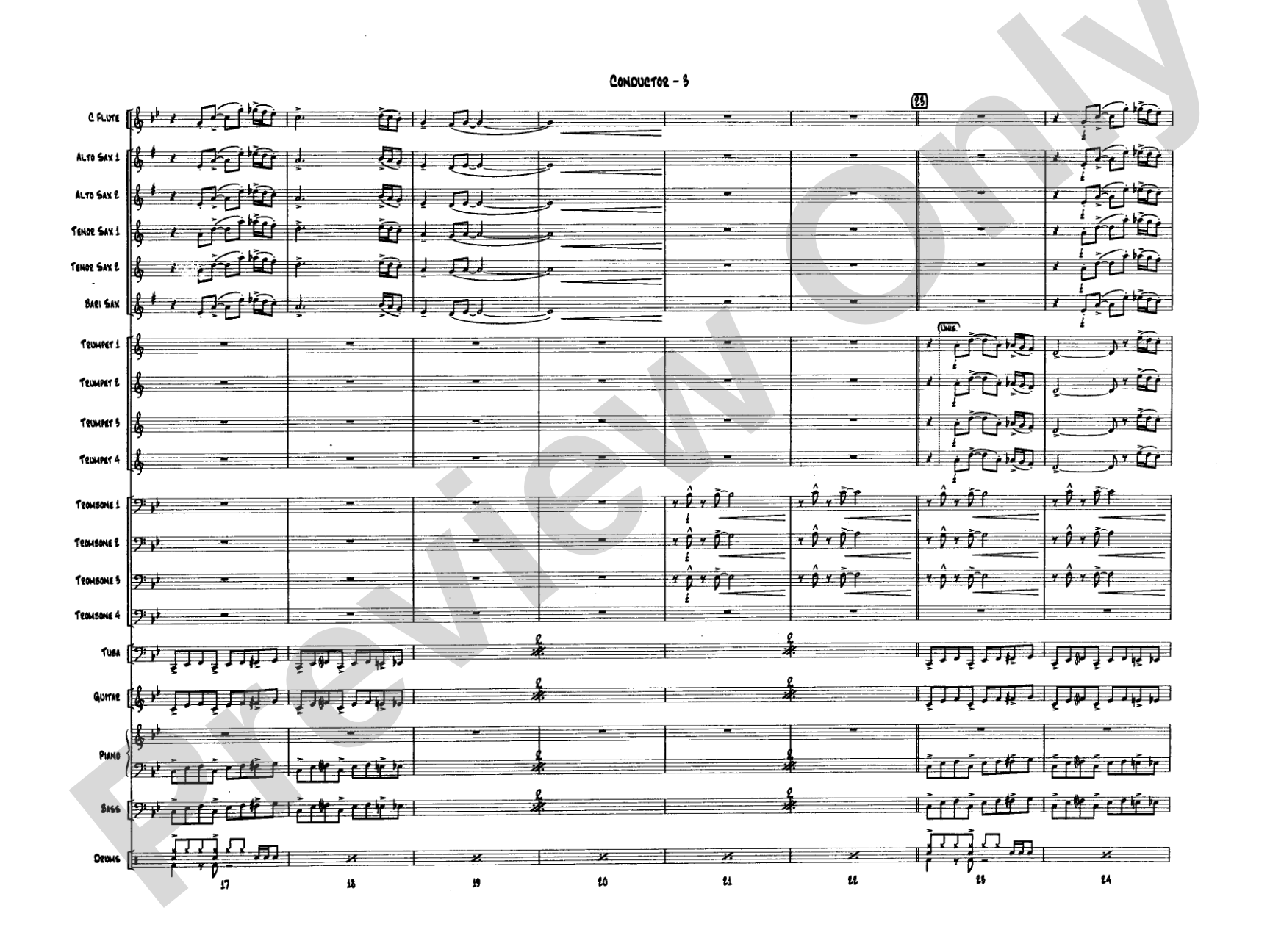 Channel One Suite: Jazz Ensemble Conductor Score & Parts