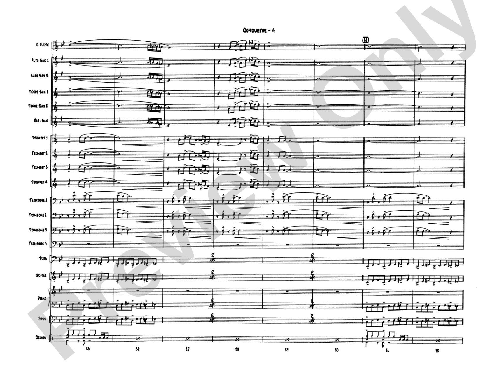 Channel One Suite: Jazz Ensemble Conductor Score & Parts