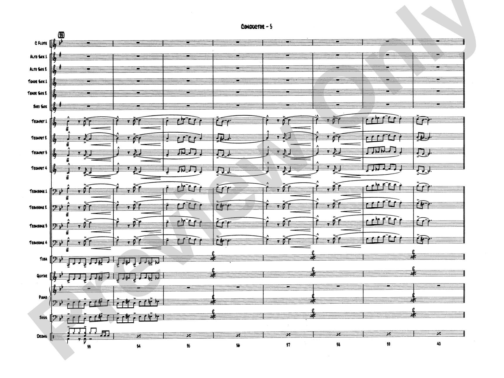 Channel One Suite: Jazz Ensemble Conductor Score & Parts
