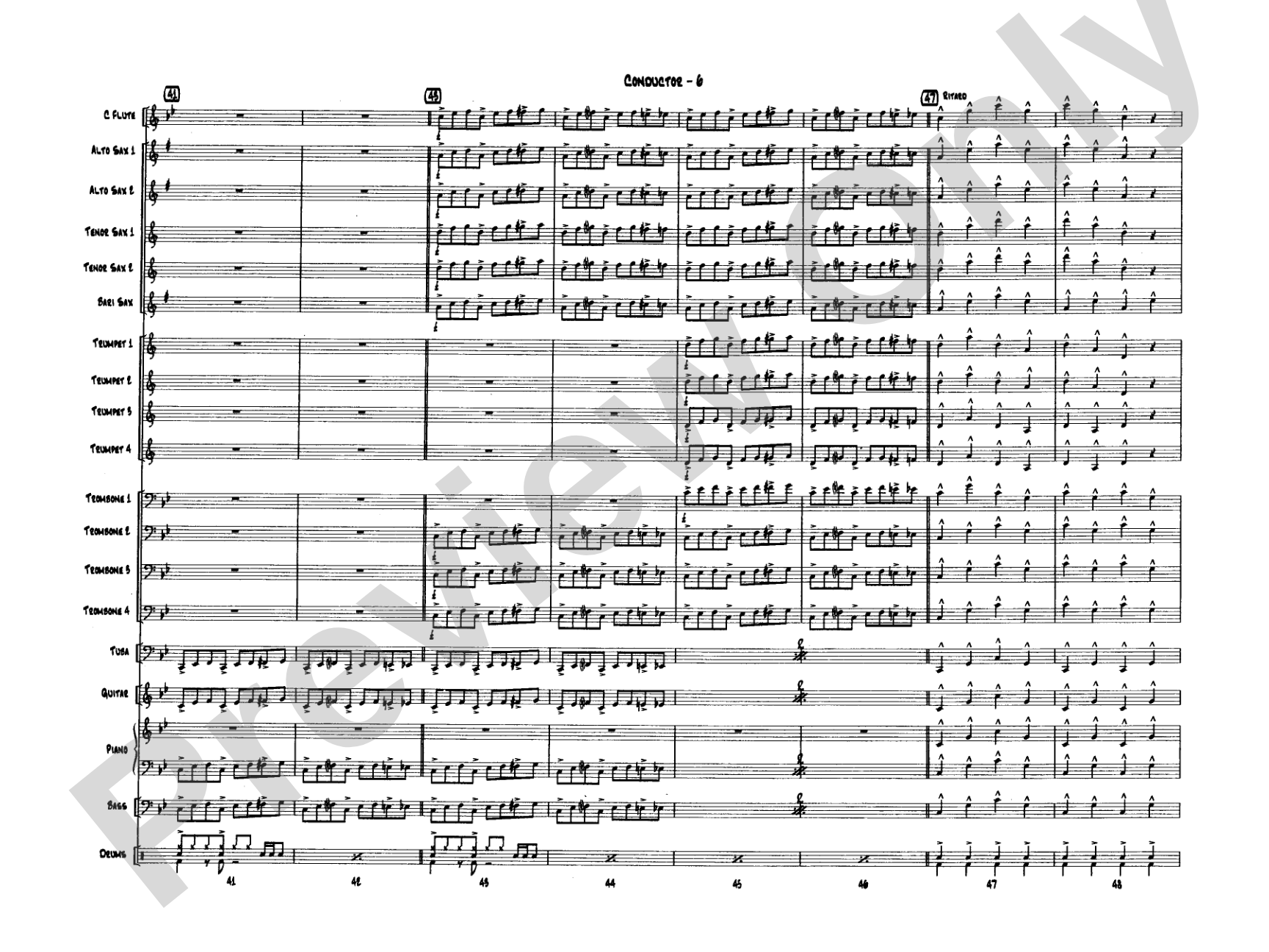 Channel One Suite: Jazz Ensemble Conductor Score & Parts