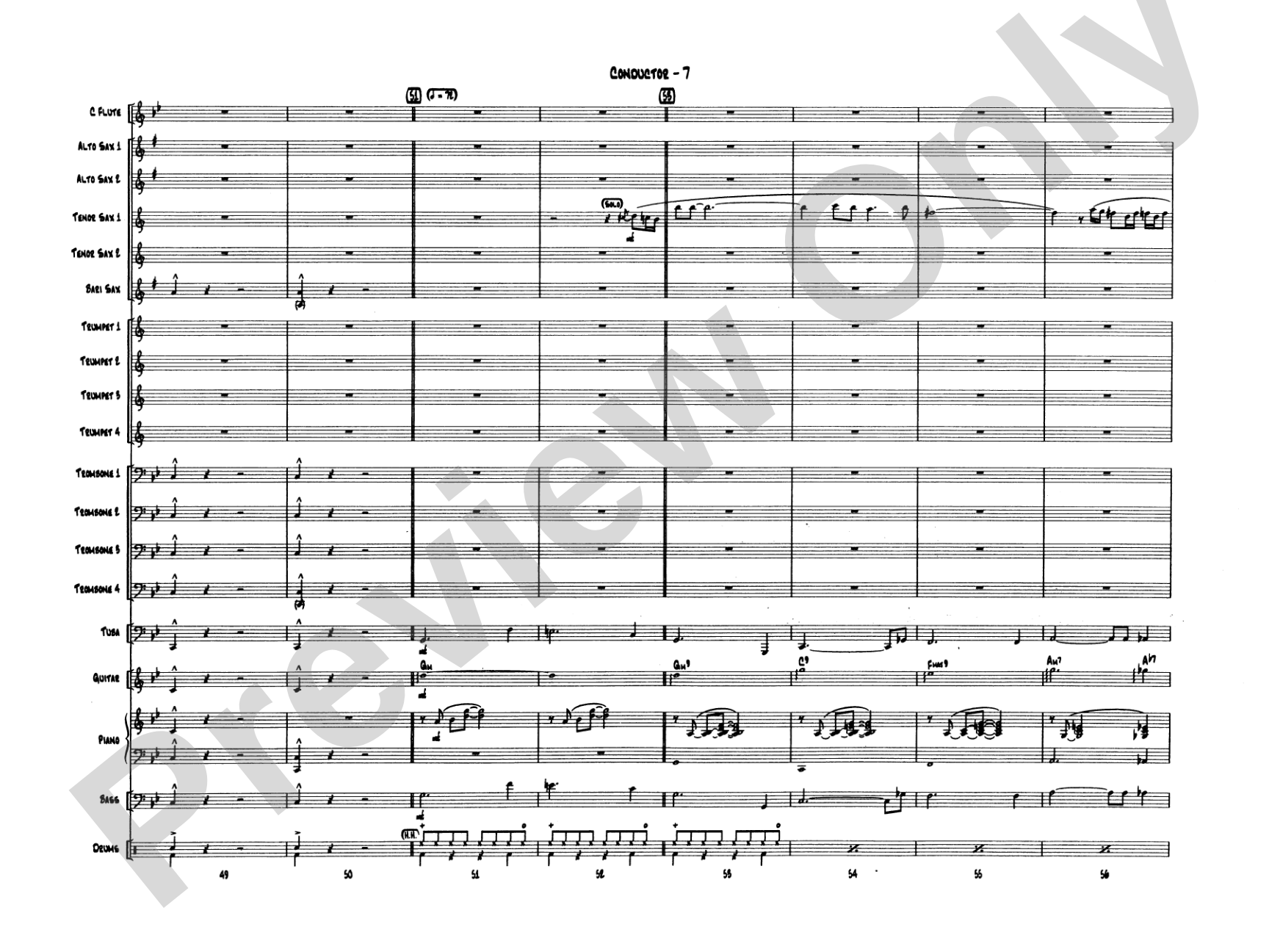 Channel One Suite: Jazz Ensemble Conductor Score & Parts