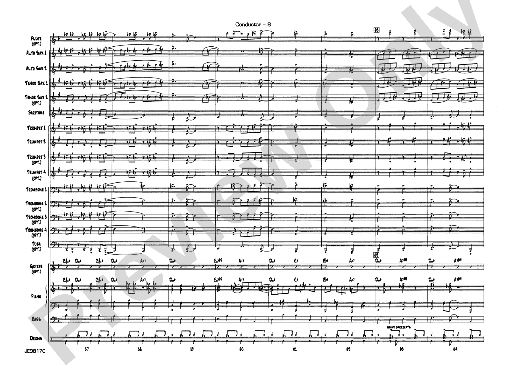 Big Noise from Winnetka: Jazz Ensemble Conductor Score & Parts