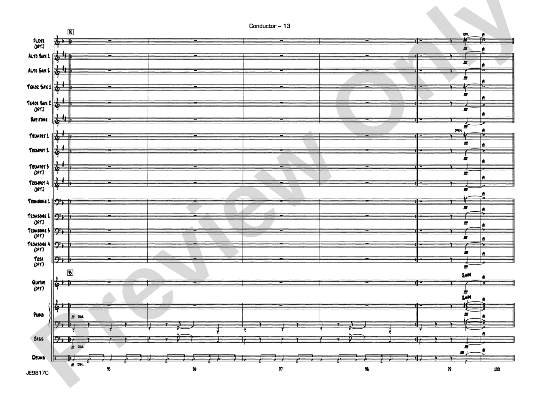 Big Noise from Winnetka: Jazz Ensemble Conductor Score & Parts