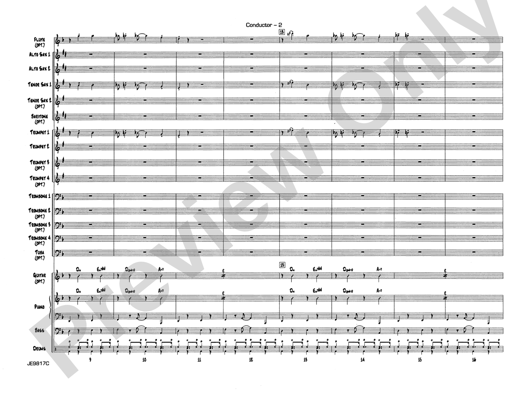 Big Noise from Winnetka: Jazz Ensemble Conductor Score & Parts