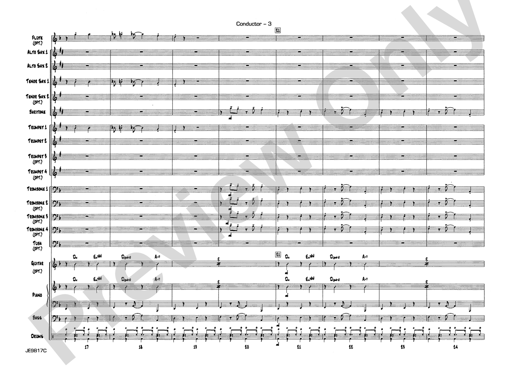 Big Noise from Winnetka: Jazz Ensemble Conductor Score & Parts