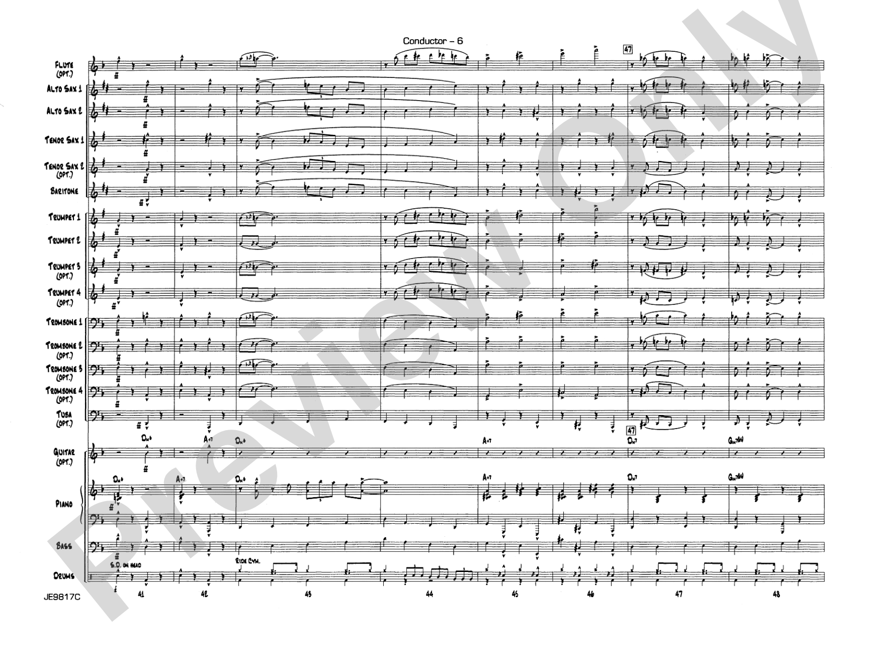 Big Noise from Winnetka: Jazz Ensemble Conductor Score & Parts
