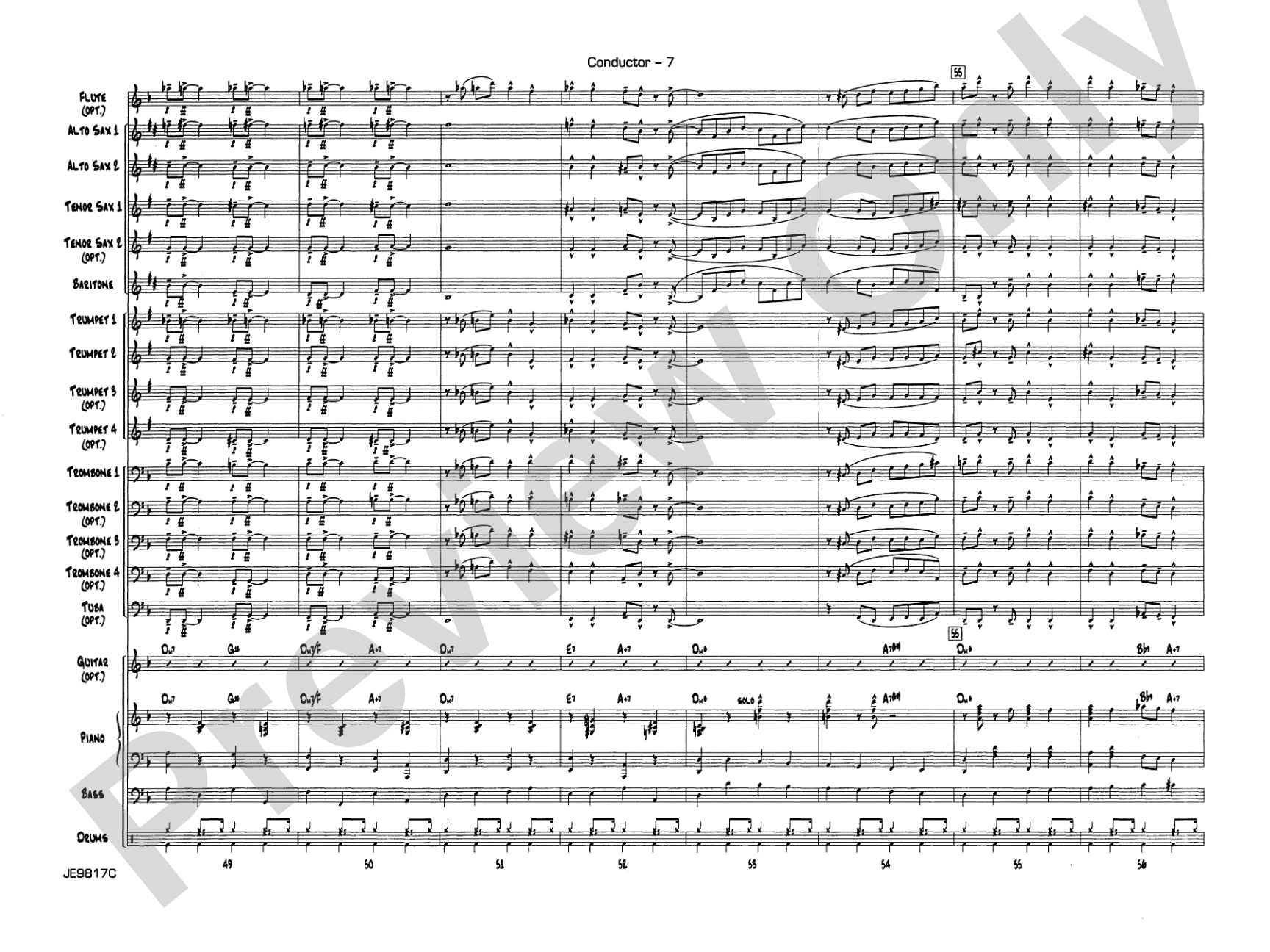 Big Noise from Winnetka: Jazz Ensemble Conductor Score & Parts