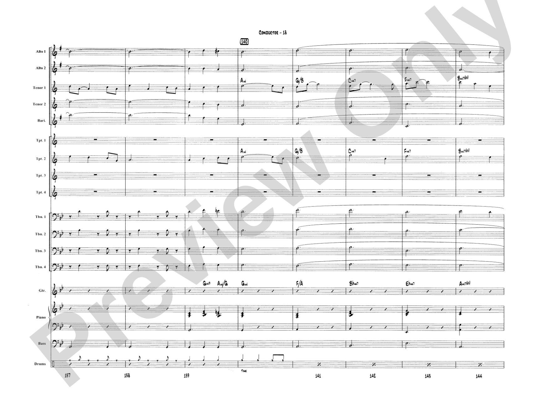 A Big Band Christmas: Jazz Ensemble Conductor Score & Parts