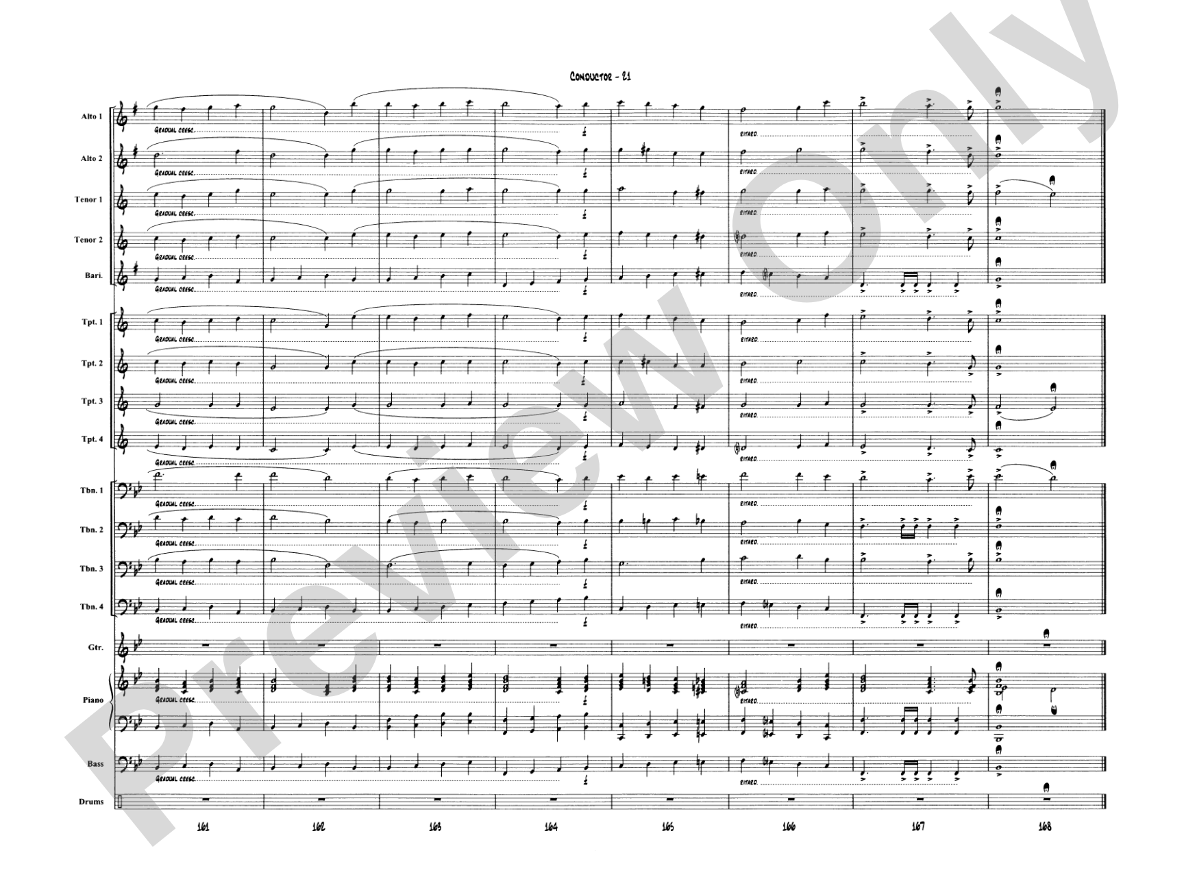 A Big Band Christmas: Jazz Ensemble Conductor Score & Parts