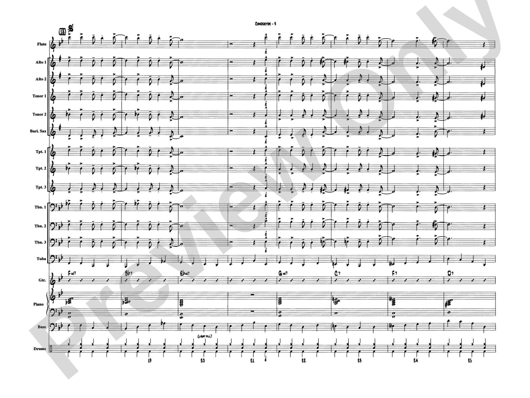 It Don't Mean a Thing (If It Ain't Got That Swing): Jazz Ensemble Conductor Score & Parts