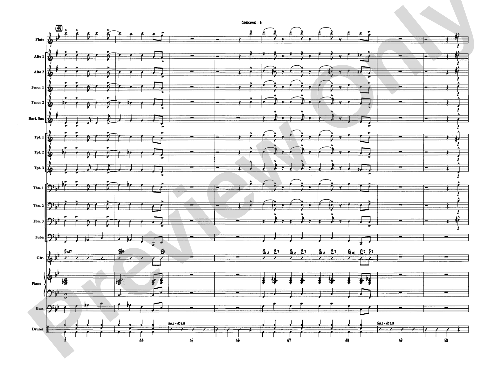 It Don't Mean a Thing (If It Ain't Got That Swing): Jazz Ensemble Conductor Score & Parts