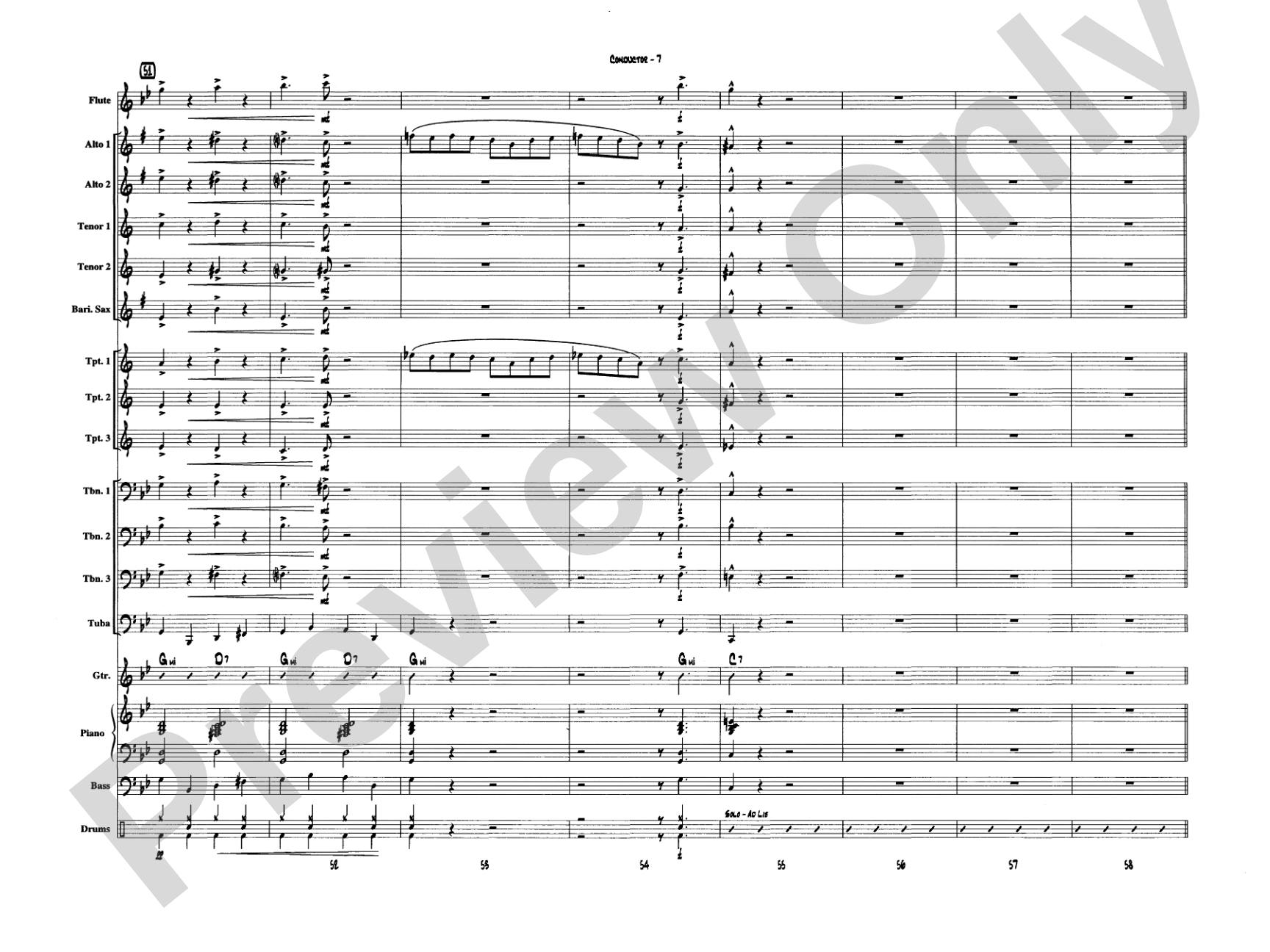 It Don't Mean a Thing (If It Ain't Got That Swing): Jazz Ensemble Conductor Score & Parts