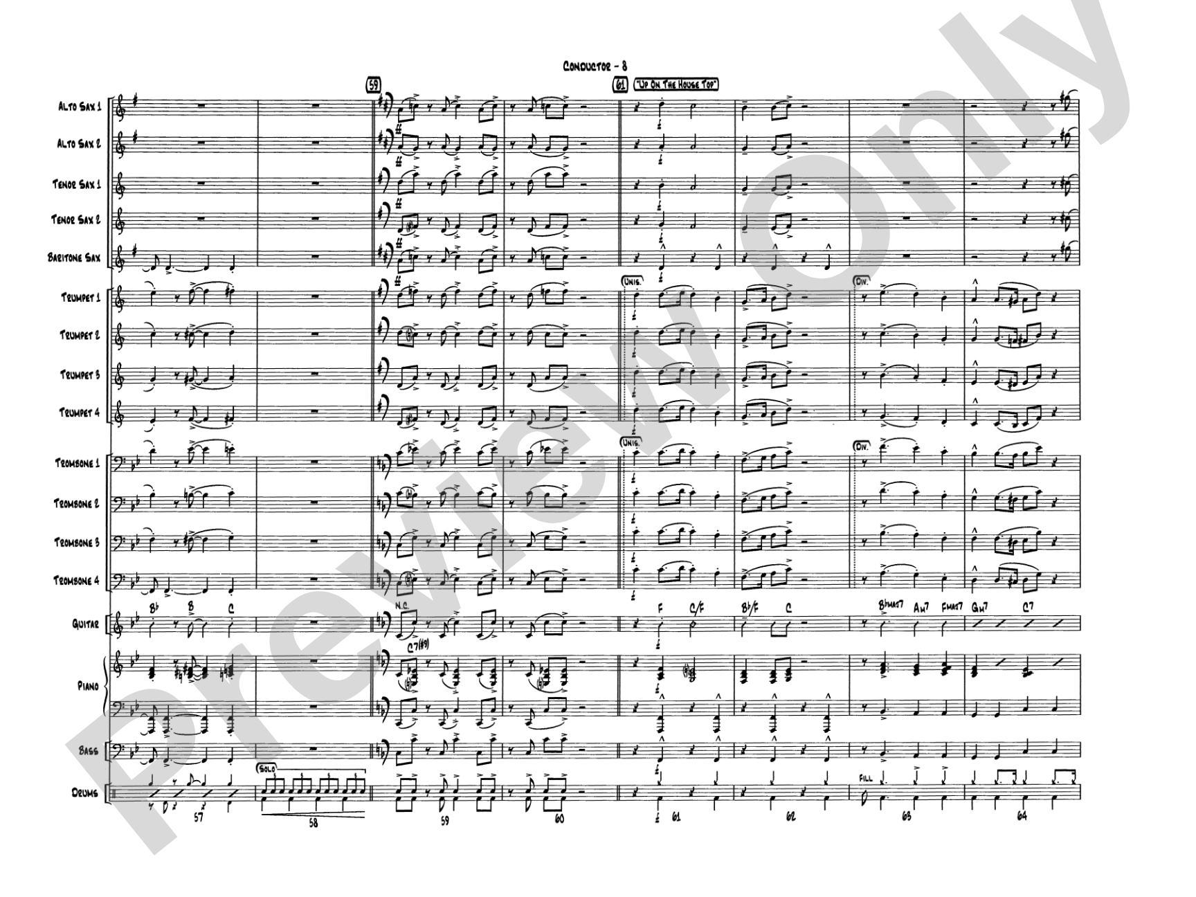 Have a Cool Yule: Jazz Ensemble Conductor Score & Parts