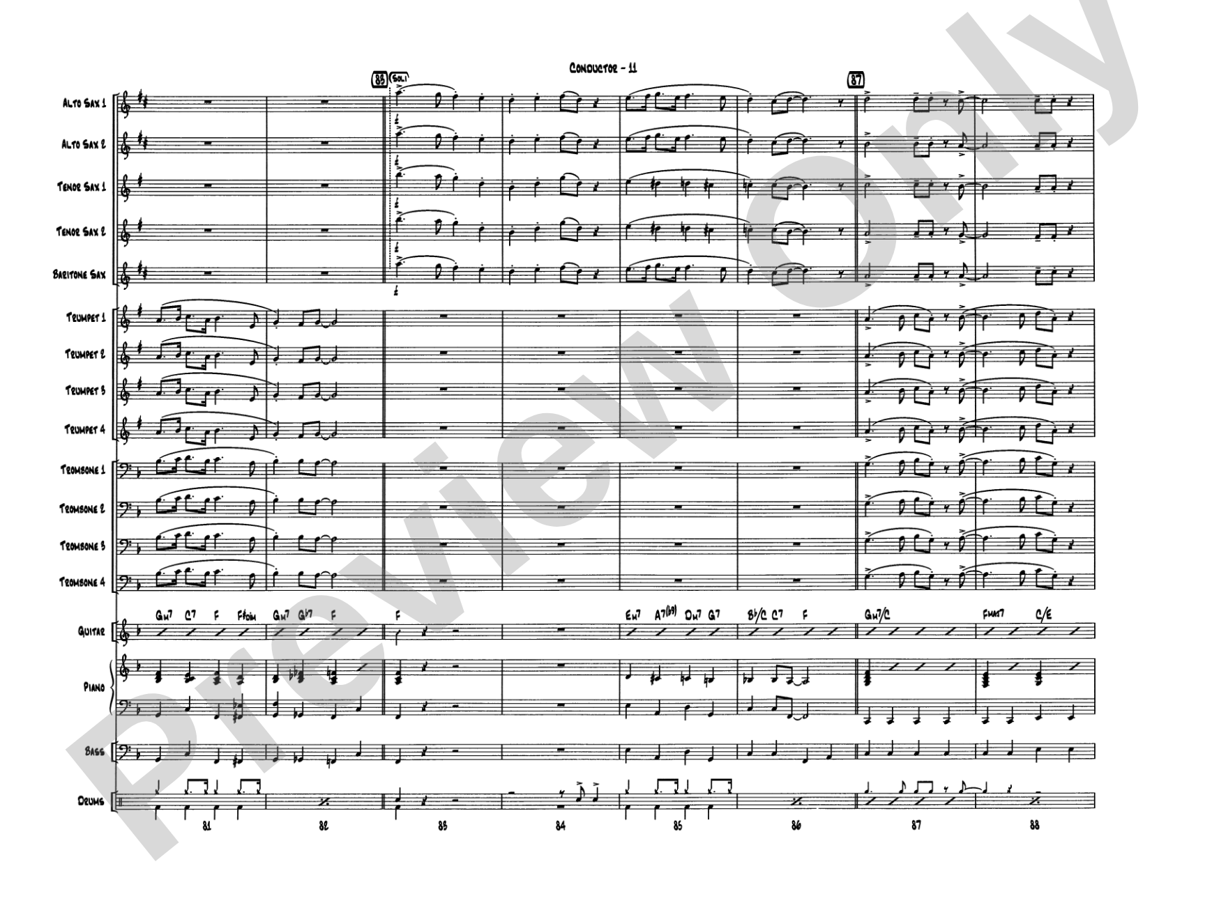 Have a Cool Yule: Jazz Ensemble Conductor Score & Parts