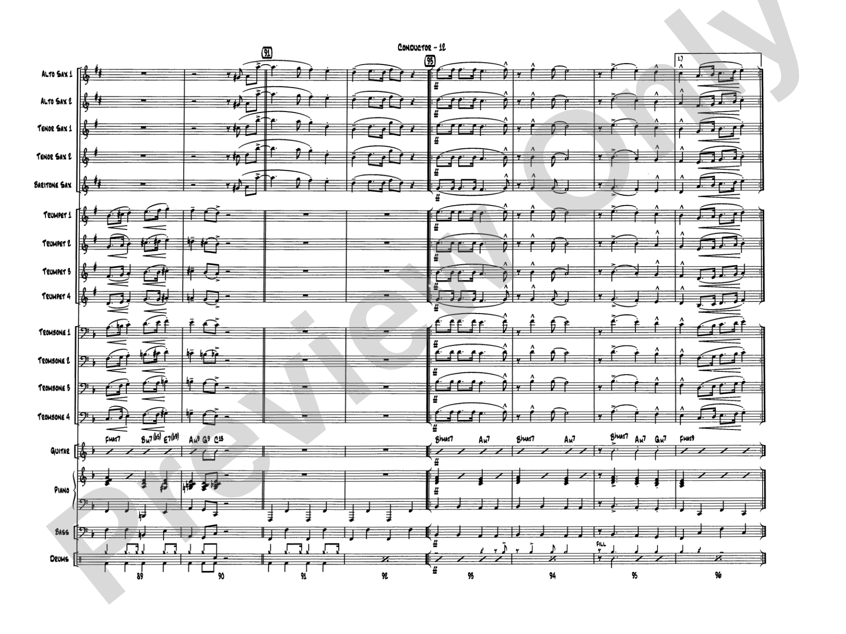 Have a Cool Yule: Jazz Ensemble Conductor Score & Parts