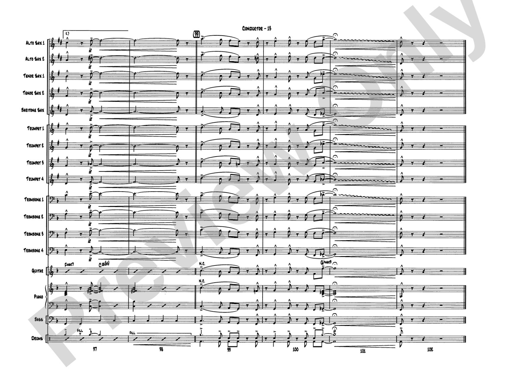 Have a Cool Yule: Jazz Ensemble Conductor Score & Parts