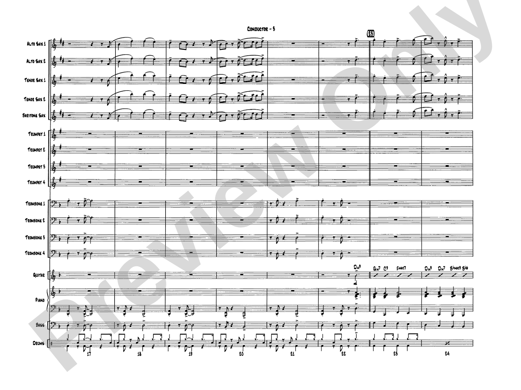 Have a Cool Yule: Jazz Ensemble Conductor Score & Parts