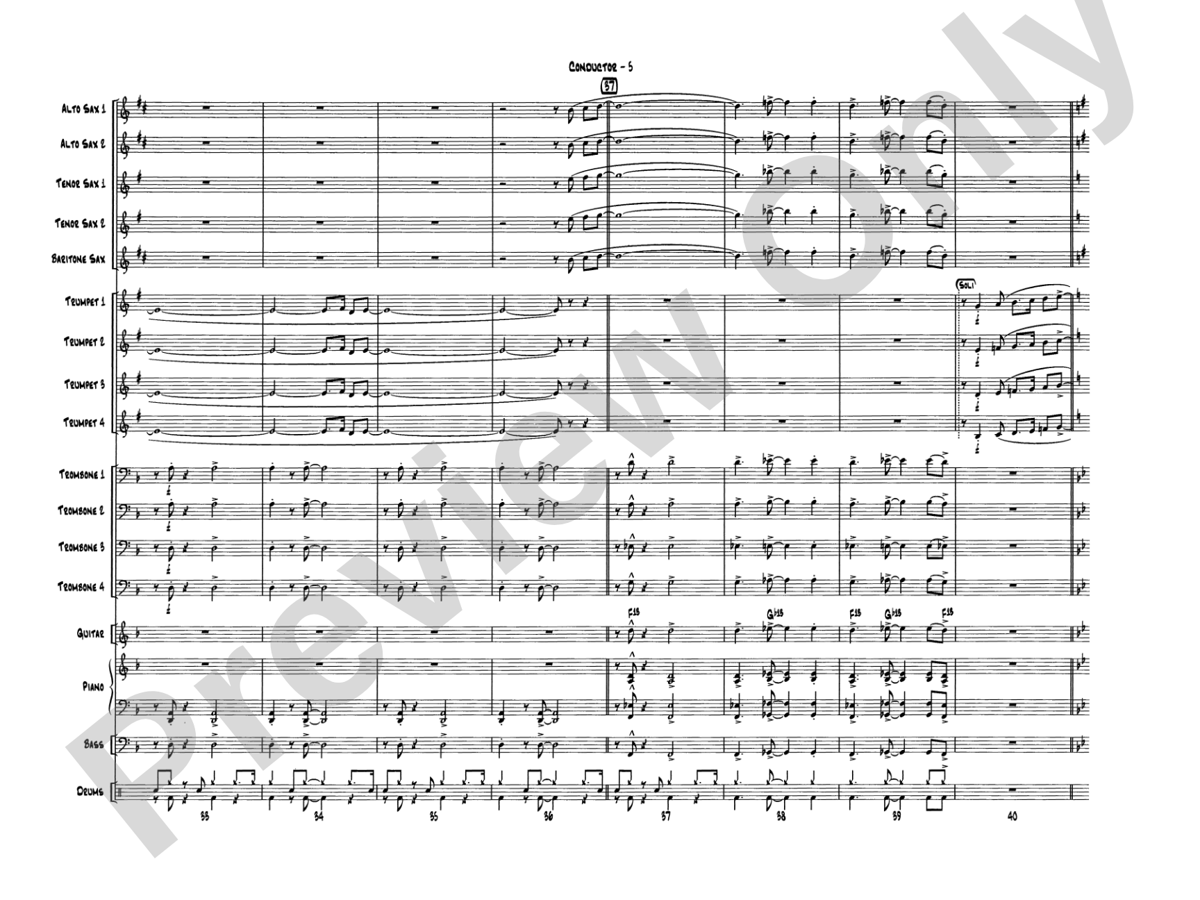 Have a Cool Yule: Jazz Ensemble Conductor Score & Parts