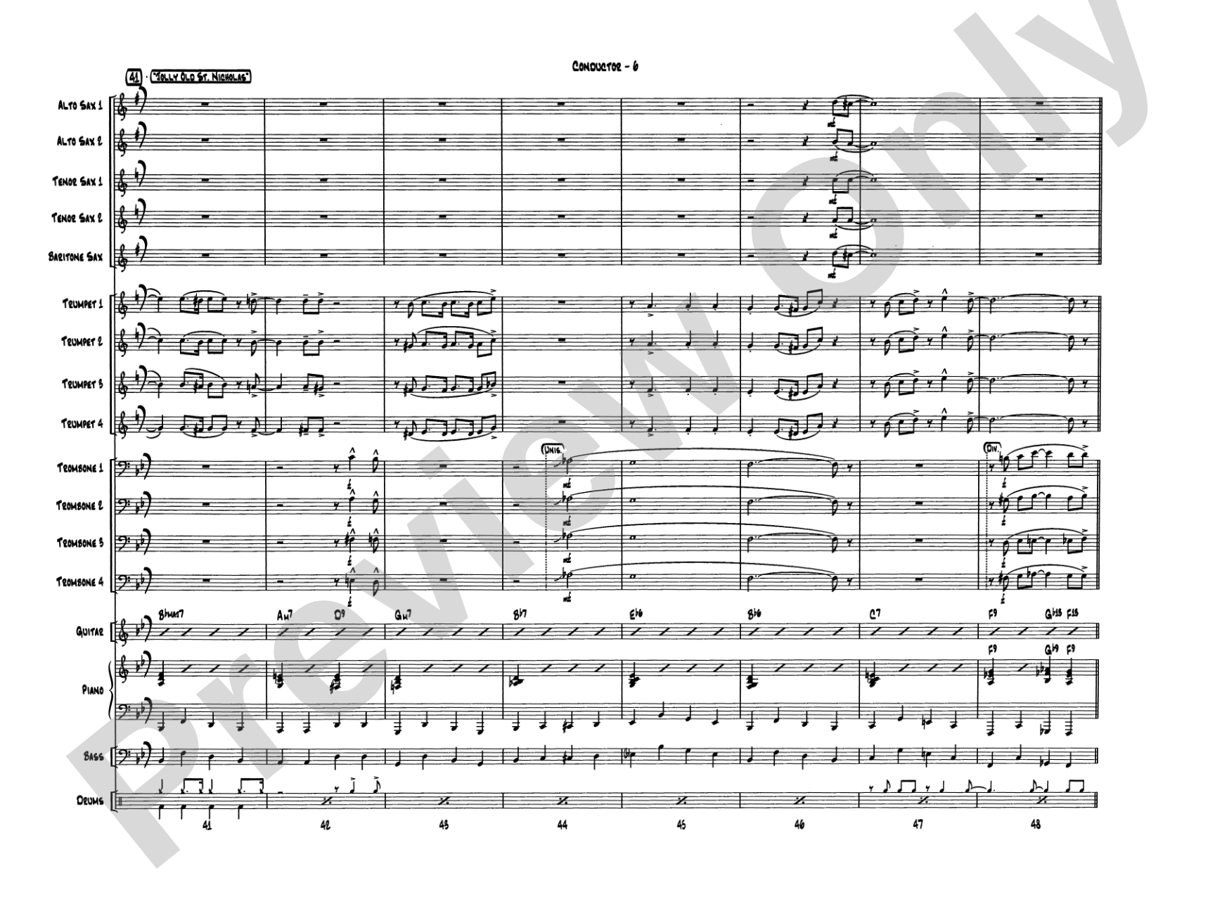 Have a Cool Yule: Jazz Ensemble Conductor Score & Parts