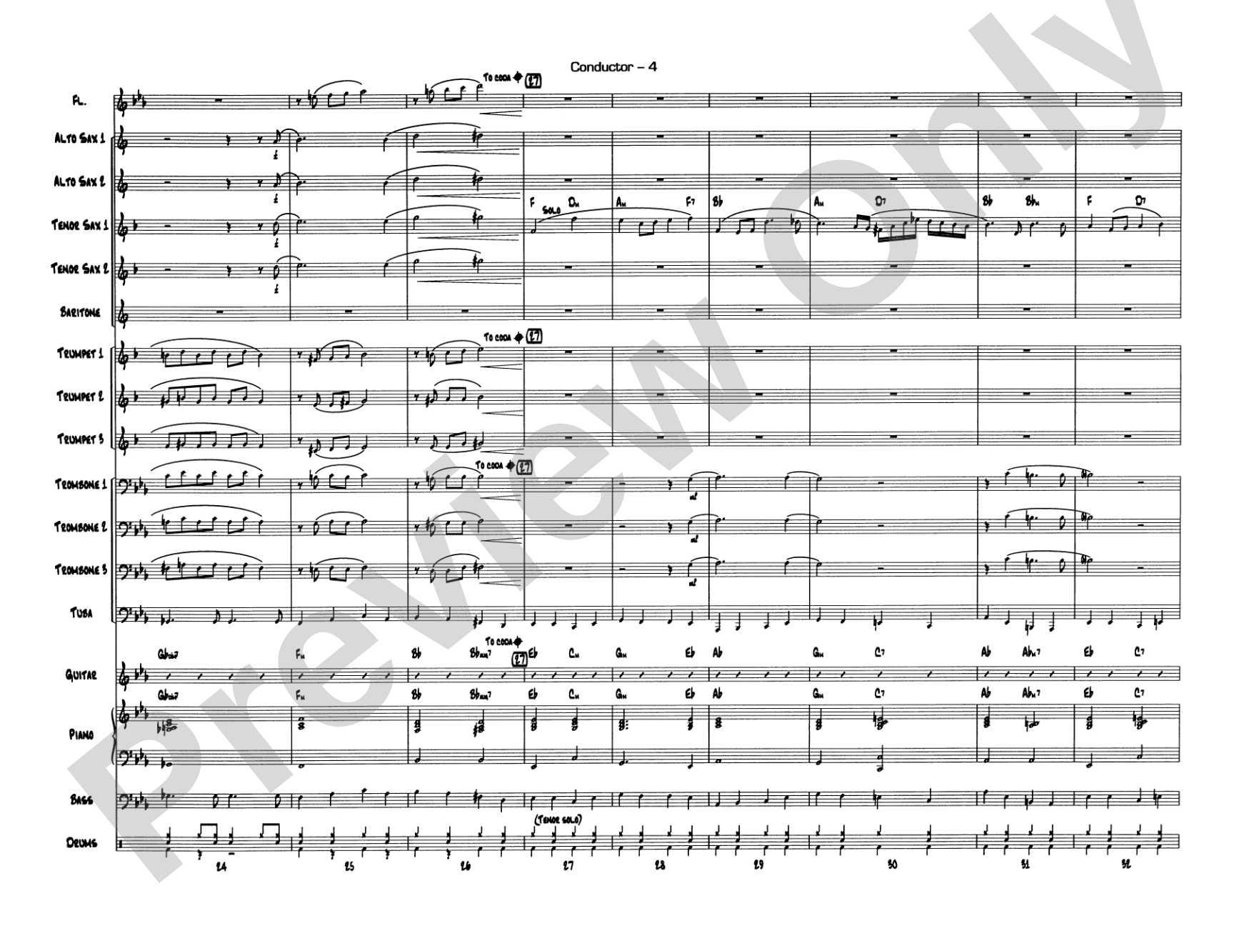 Over the Rainbow: Score