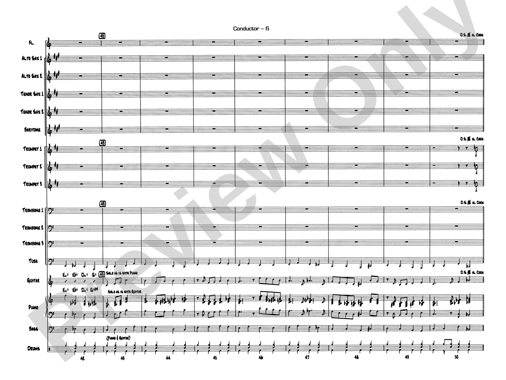 Over the Rainbow: Score