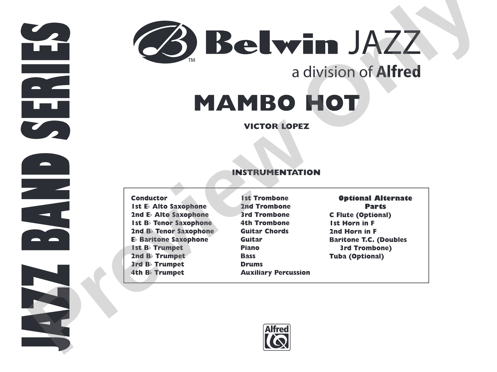 Mambo Hot: Jazz Ensemble Conductor Score & Parts