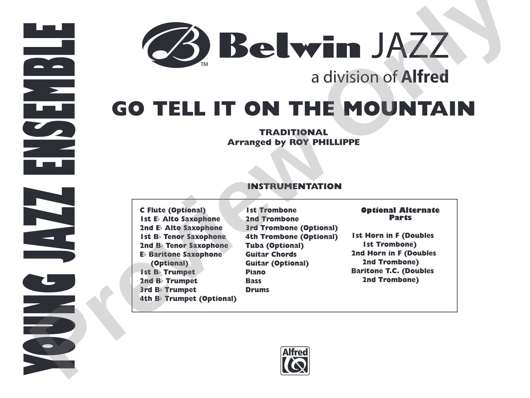 Go Tell It on the Mountain: Jazz Ensemble Conductor Score & Parts