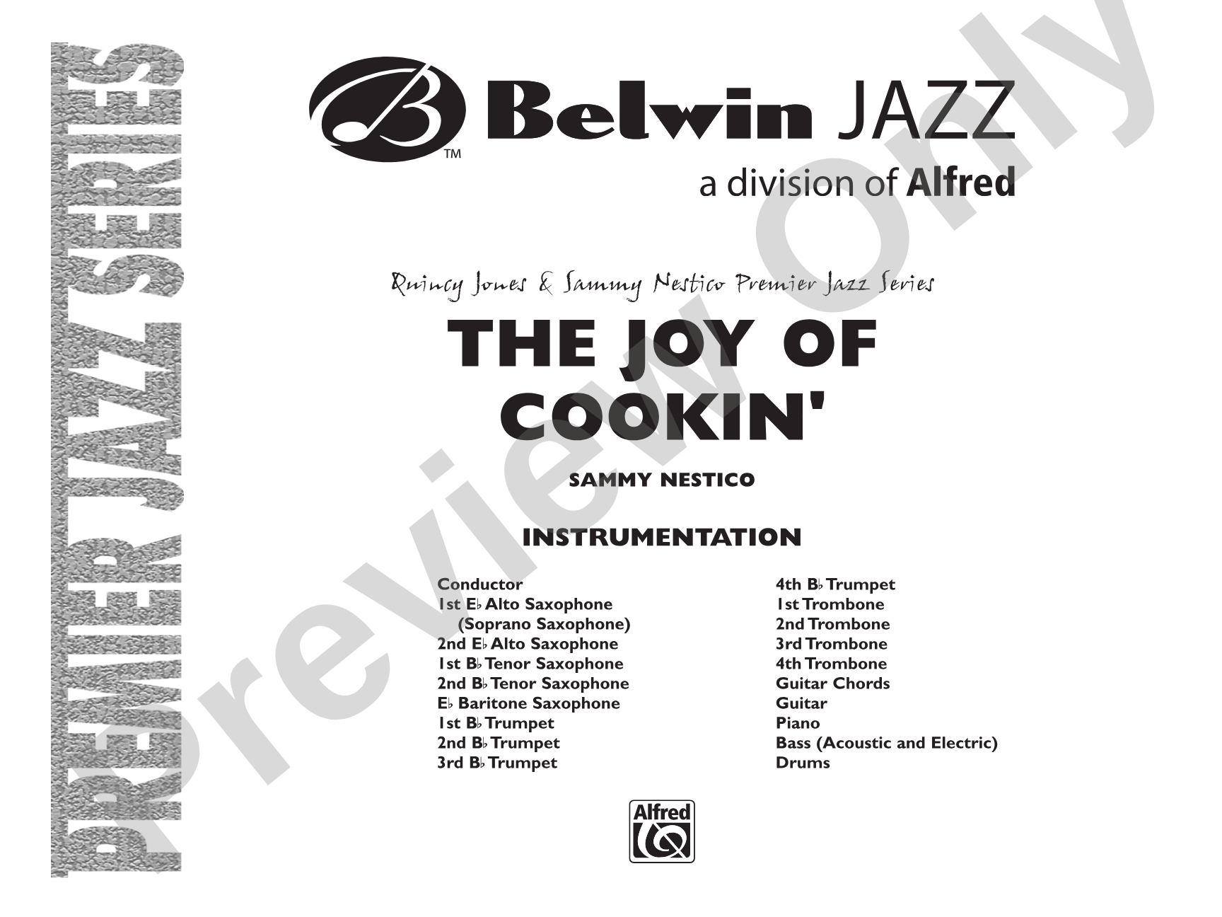 The Joy of Cookin': Jazz Ensemble Conductor Score & Parts