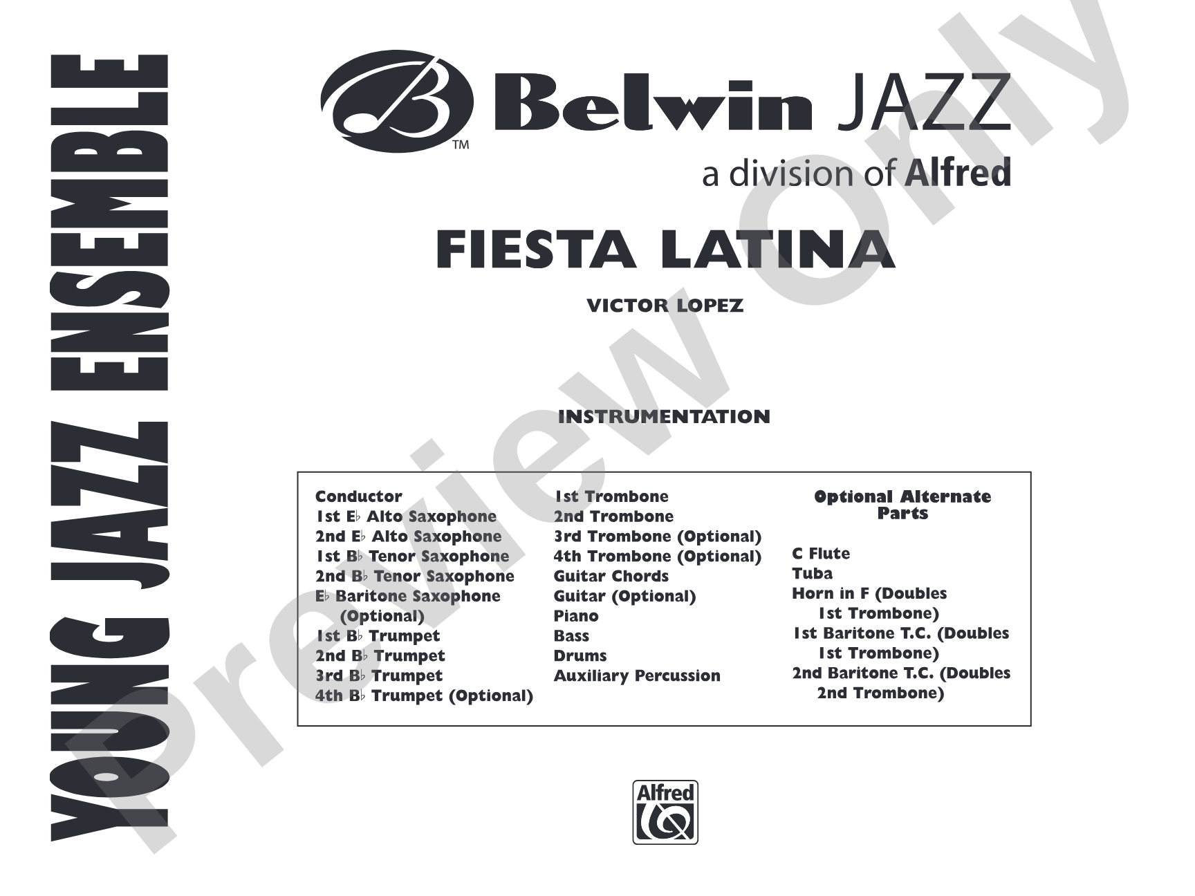 Fiesta Latina: Jazz Ensemble Conductor Score & Parts
