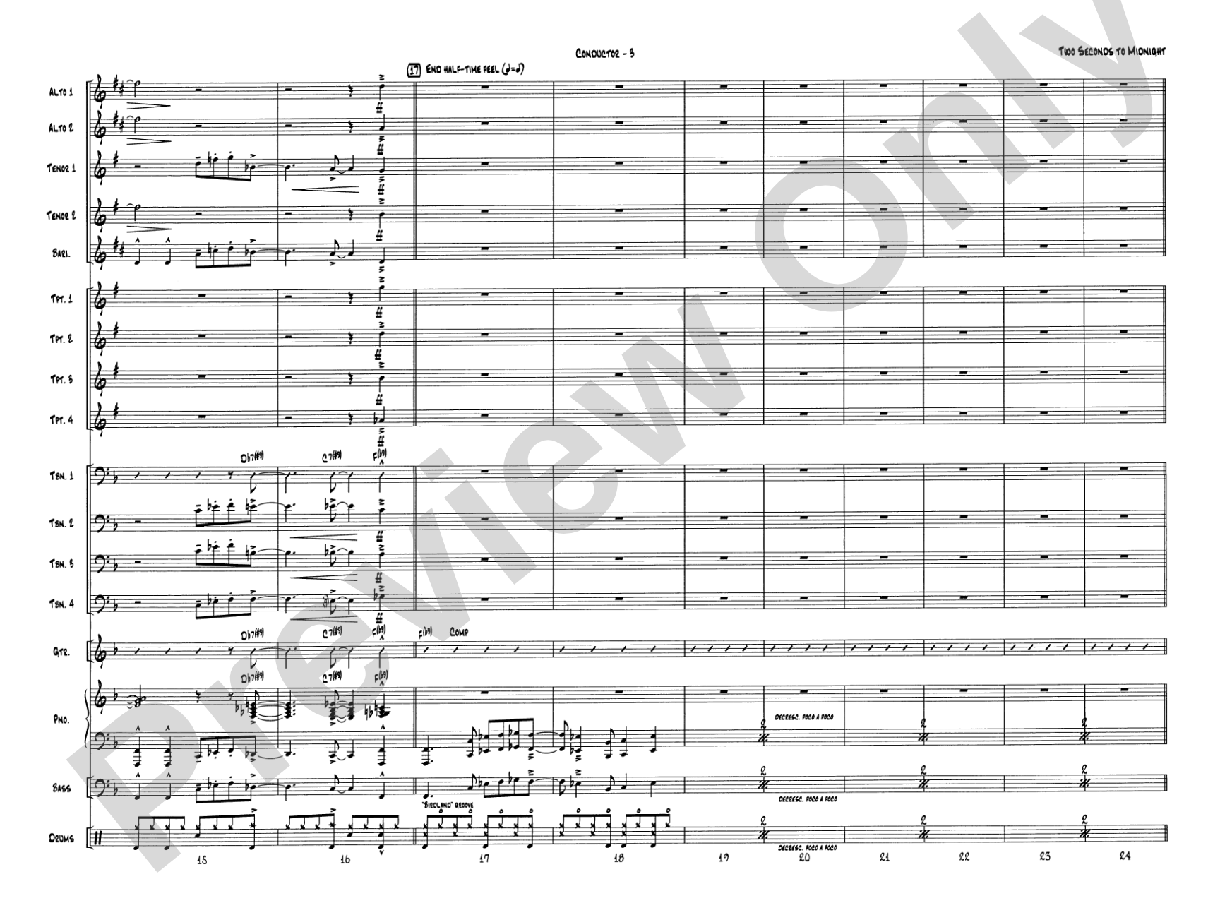 その他 PHASE 2 BAND SCORE Bound 2 Fanfare Sheet Music for Trombone, Tuba, Flute, Clarinet in