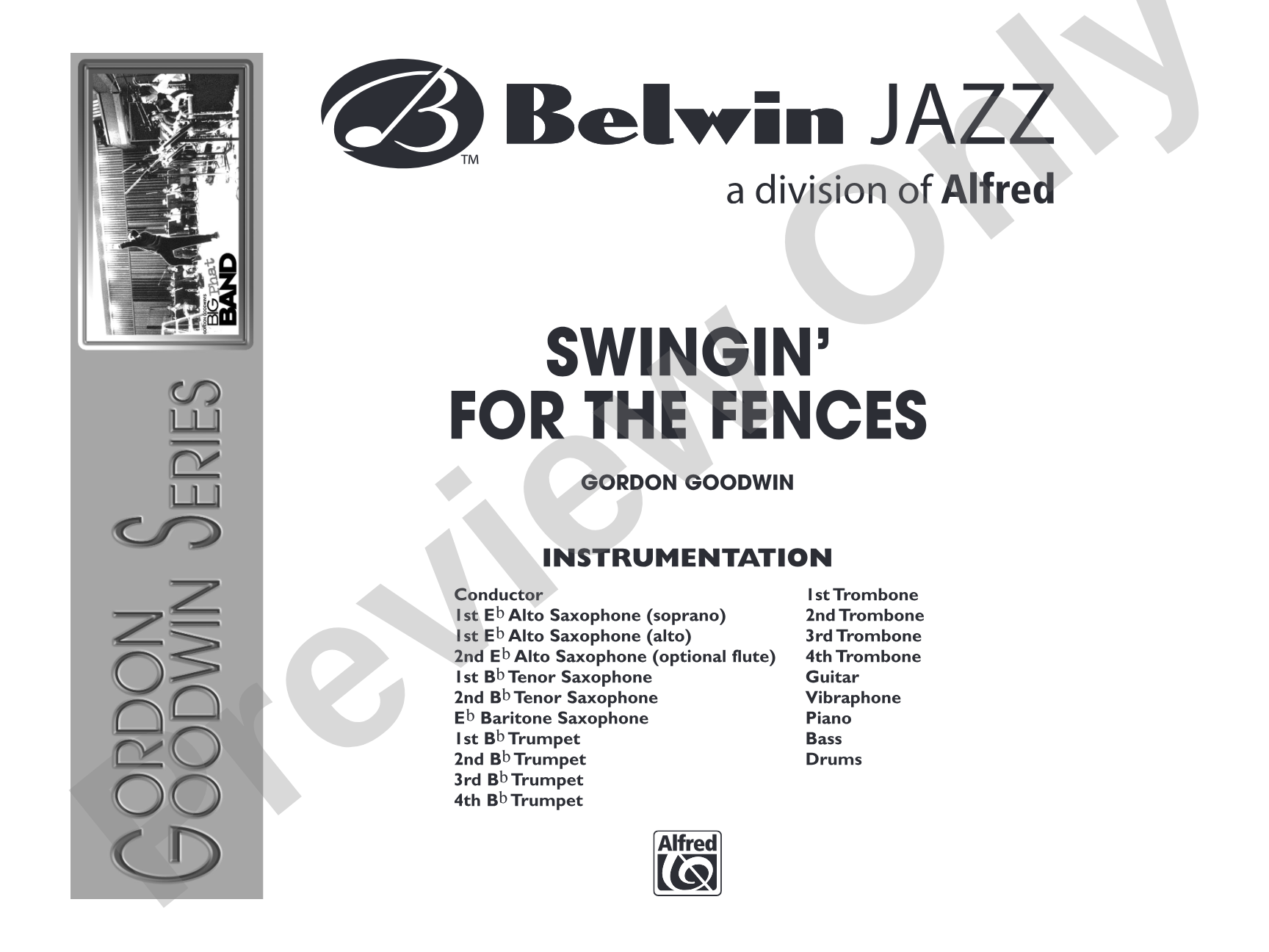 Swingin' for the Fences: Jazz Ensemble Conductor Score & Parts