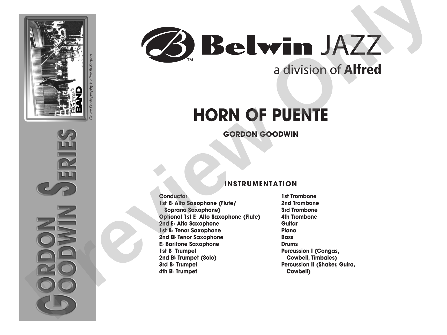 Horn of Puente: Jazz Ensemble Conductor Score & Parts