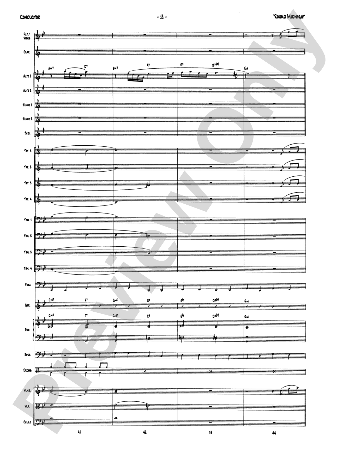 'Round Midnight: Score