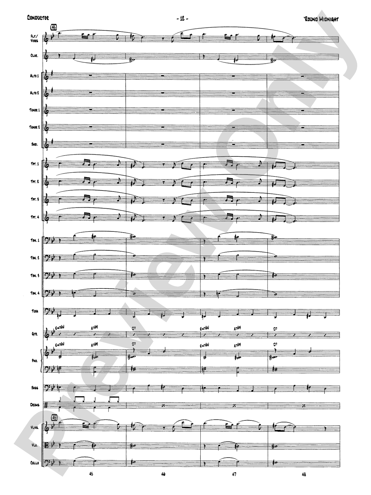 'Round Midnight: Score